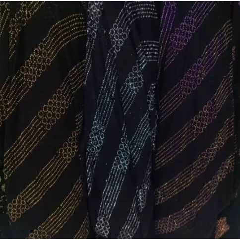 پوشش ستاره ای شب های شما  پارچه مجلسی کار شده با نگین اصلی رزین   زیبایی بی همتا و درخشش
